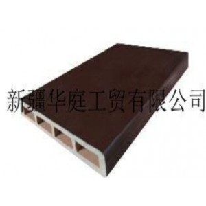 新疆塑木型材/新疆户外型材抗紫外线免维护/华庭塑木加工精细